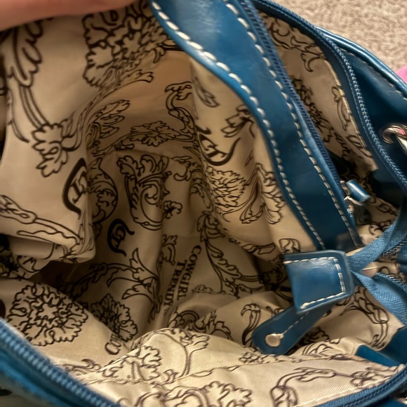 Patriotic Red White & Blue American Flag Boutique Bag Purse Cowgirl Trendy Zip - Picture 6 of 8